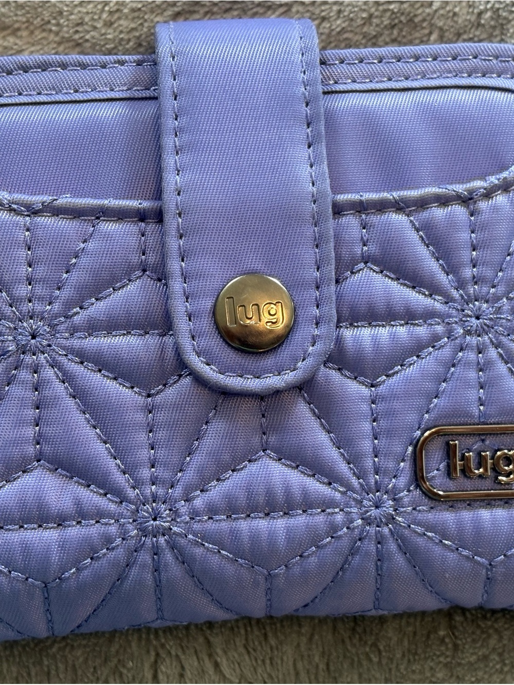 lug Quilted Lavender Legacy Minuet Wallet